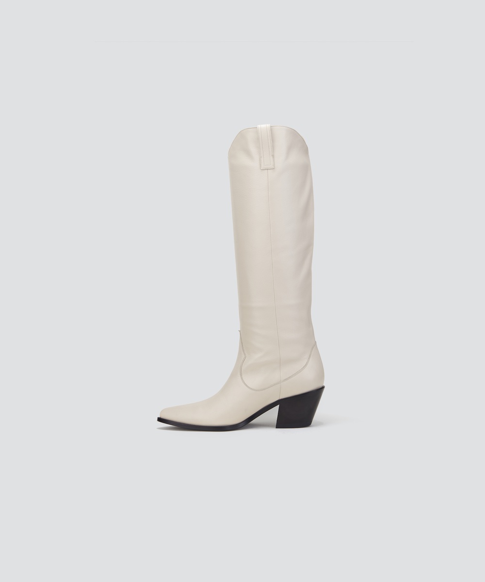Leather boots